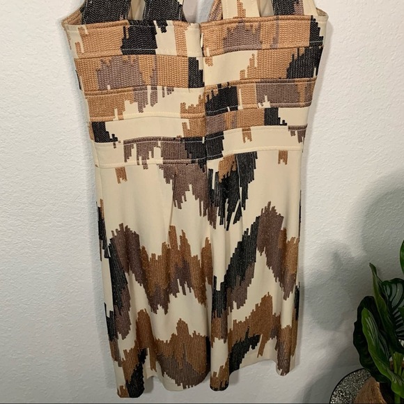 Plenty by Tracy Reese Retro Abstract Print Bodycon Dress Size 0 - Picture 6 of 8